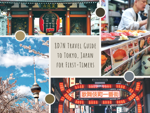 8D7N Travel Guide for First-Timers to Tokyo, Japan