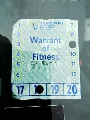 warrant of fitness