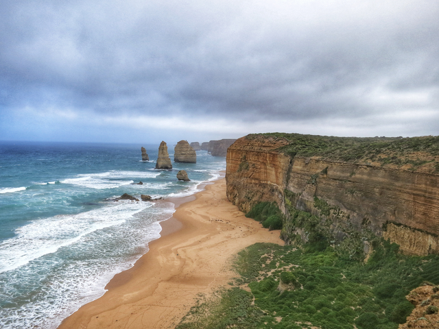 Twelve Apostles, Driving along the Great Ocean Road in Victoria Australia