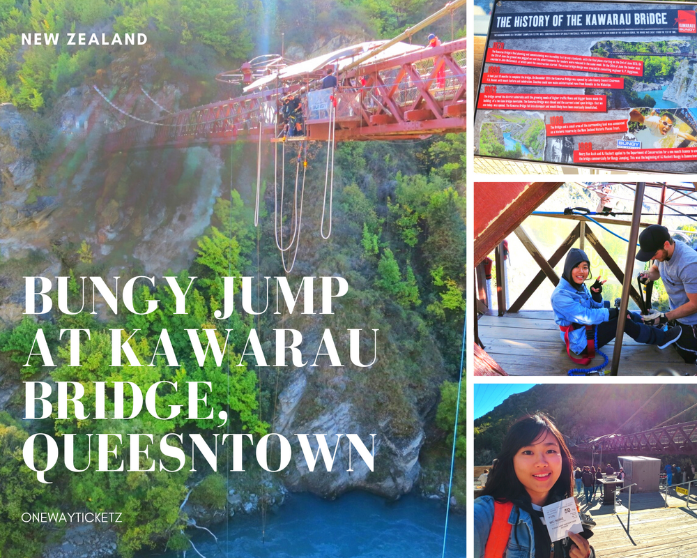Bungy Jump from 43m high at Kawarau Bridge, Queenstown