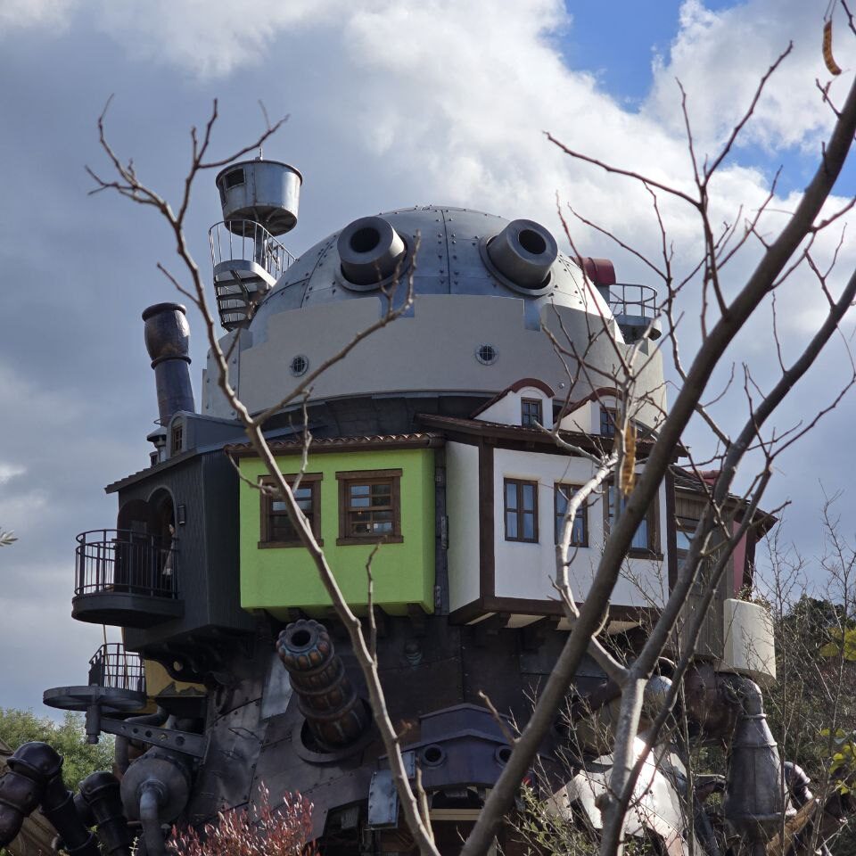 Howl’s Moving Castle at the Valley of Witches in Ghibli Park