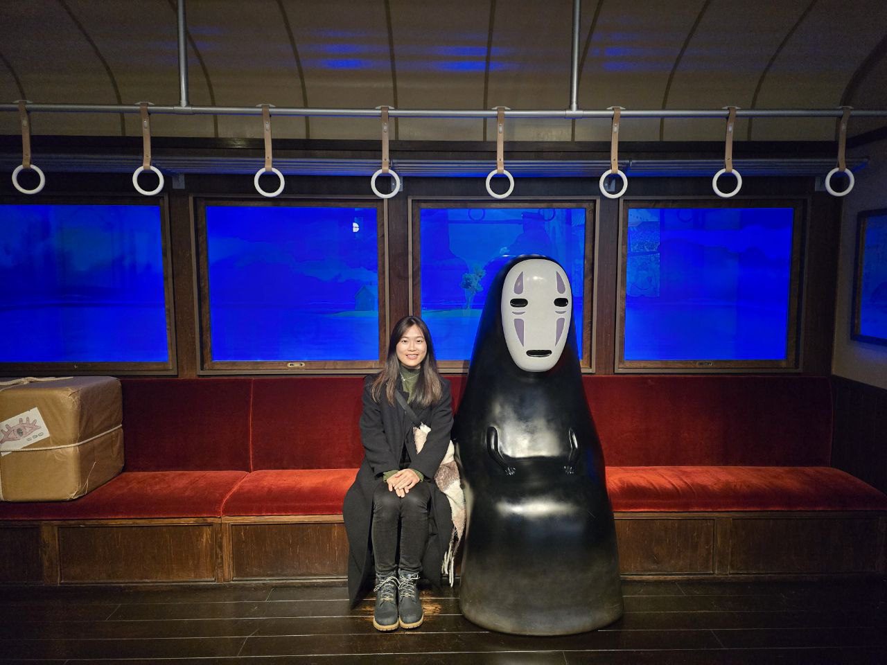 No Face from Spirited Away at Ghibli Park